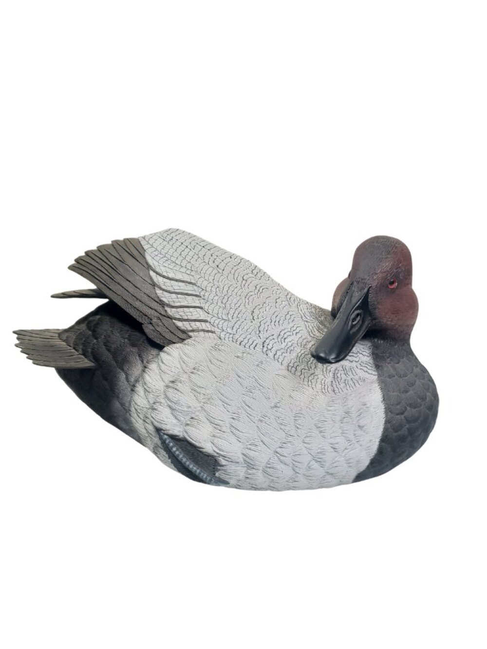 Jules A. Bouillet Collector Decoy Duck Decor  Redhead Signed #292